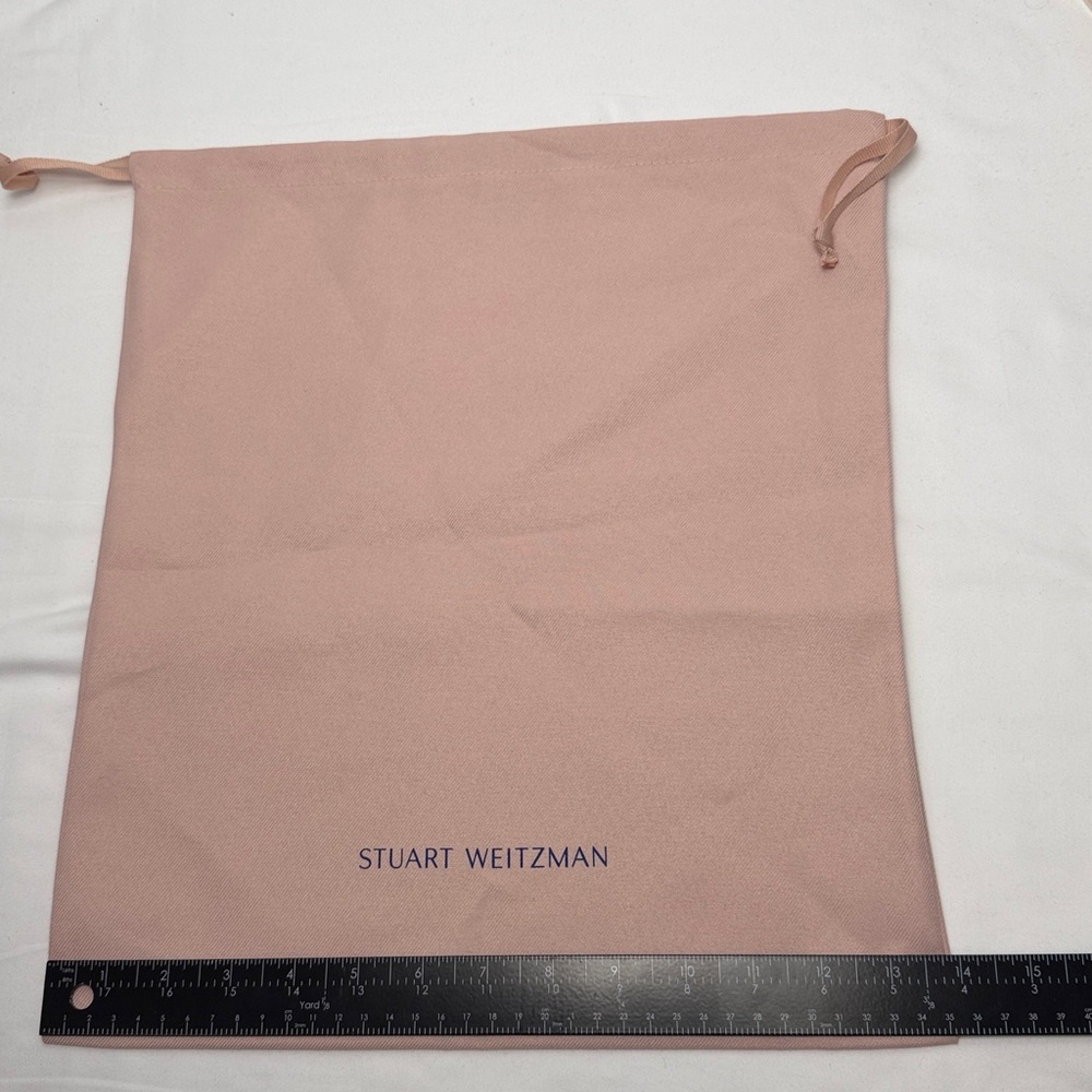 Stuart Weitzman Pink Drawstring Dust Bag - Picture 2 of 4